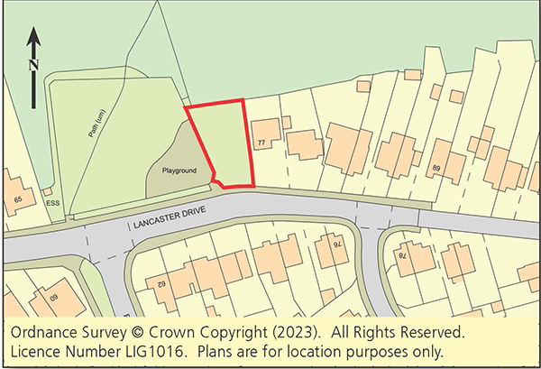 Lot: 49 - FREEHOLD LAND IN A GOOD RESIDENTIAL AREA - 